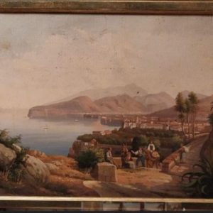 Veduta di Posillipo a Napoli