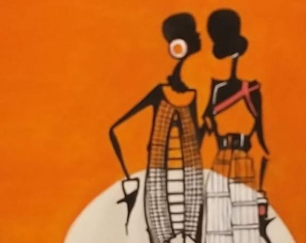 Coppia femminile al tramonto